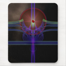 Explosión Mousepad de la estrella de Lazer Alfombrilla De Raton