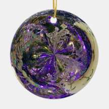 Explosión púrpura ornamentos para reyes magos