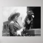 Exposición canina 1915 poster