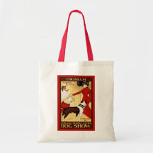 Exposición canina del vintage del ~ del club de la bolsa de mano