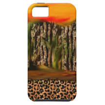 Exposición de la selva del safari iPhone 5 Case-Mate cárcasa