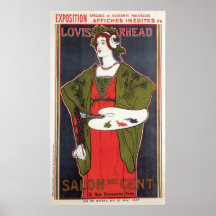Exposición de Nouveau París del arte del vintage Posters
