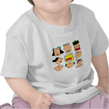 Expresiones faciales camisetas