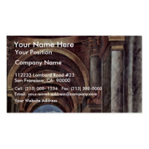 Expulsión de Heliodorus del templo en Jerusal Tarjetas De Visita