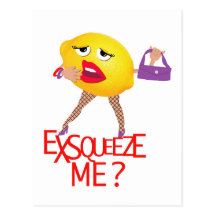 "exsqueeze yo?" postal chistosa del limón divertid