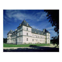 Exterior del castillo francés, c.1546 construido tarjetas postales