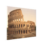 Exterior del Colosseum, Roma, Italia Impresión De Lienzo
