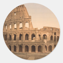 Exterior del Colosseum, Roma, Italia Pegatina
