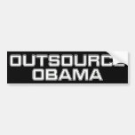 Externalice a Obama Etiqueta De Parachoque
