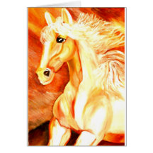 Extra grande del Palomino de la isla del Sable Tarjeton