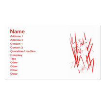 extracto al azar del arte digital rojo oriental de tarjetas de negocios