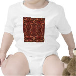 Extracto anaranjado del mosaico de los macarrones camiseta