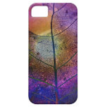 Extracto artístico con el esqueleto de la hoja iPhone 5 Case-Mate funda