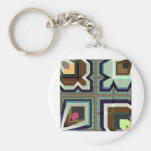Extracto de Digitaces - AsymGreenBlueBrown Llavero Personalizado