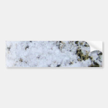 Extracto de la nieve pegatina de parachoque