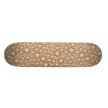 Extracto de la rueda de estrella - Brown en blanco Patines