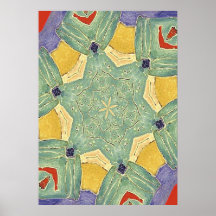 Extracto del círculo de la silla posters