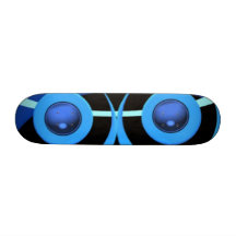 Extracto en ands y negros azules tabla de patinar