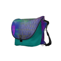 Extracto en el carrito azul, púrpura y verde Messe Bolsas De Mensajería