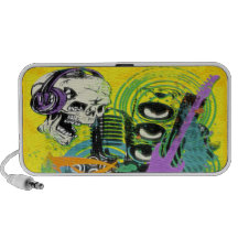 Extracto retro de la música rock iPhone altavoces