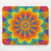 Extracto retro Mousepad del resplandor solar Alfombrillas De Ratón