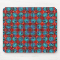 Extracto rojo y azul alfombrillas de raton 