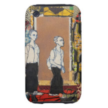Extraescolar (el vestido de la mamá II) de J. Kabi Tough iPhone 3 Funda