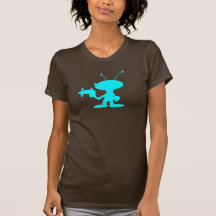 Extranjero con Raygun Camiseta