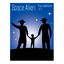 Extranjero de espacio - usted captura él postales