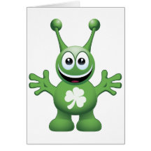 Extranjero irlandés tarjetón
