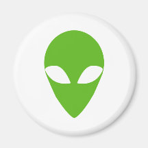 EXTRANJERO VERDE IMAN DE FRIGORÍFICO