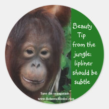 Extremidades de la belleza de la selva pegatinas  