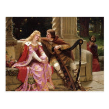 Extremo del ligón Edmund Blair Leighton de la canc Tarjeta Postal
