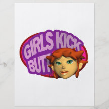 Extremo del retroceso de los chicas tarjeta publicitaria