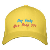 ¿Ey bebé Que Paso??? Gorra Bordada