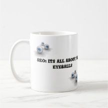 eyballs del seo taza de café