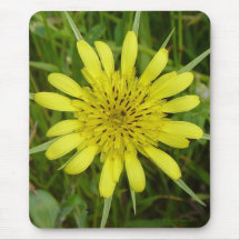 F0009 Wildflower amarillo dos Alfombrillas De Ratón