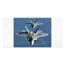 F-22a_Raptors Tarjeta Personal Con Foto