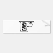 F ETIQUETA DE PARACHOQUE