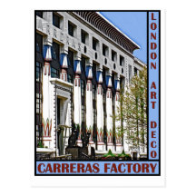 Fábrica de Carreras, Londres Tarjeta Postal