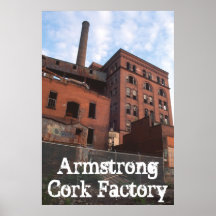 Fábrica del corcho de Armstrong, fábrica del corch Posters