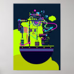 Fábrica del monstruo poster