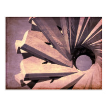 Fabricación abstracta tarjetas postales