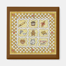 Fabricación del imán de la cocina del navidad del 