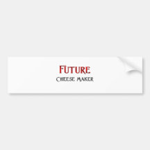 Fabricante futuro del queso etiqueta de parachoque