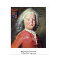 Fabricius-Retrato de Albert de Tako Hajo Jelgersma Tarjeta Postal