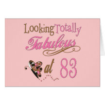 Fabuloso en 83 tarjetón