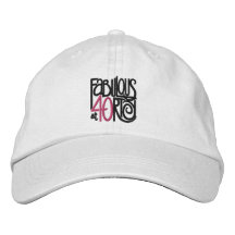 Fabuloso en el gorra bordado 40rty gorras bordadas