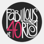 Fabuloso en el pegatina de la oscuridad 40rty