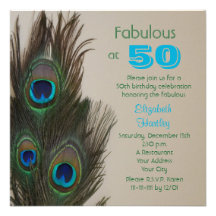 Fabuloso en la 50.a invitación de la fiesta de cum